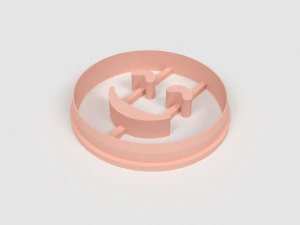 STL Emoji Smile Shaped Cutter set - 9 Sizes Perfect Biscuits Jewelry Making and Crafts Unique 3D Print Model