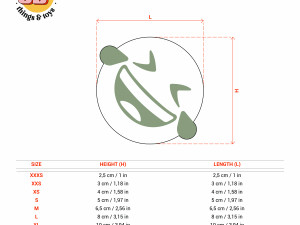 STL Emoji Crooked Laugh Shape Cutter set - 9 Sizes Perfect Biscuits Jewelry Making and Crafts Unique 3D प्रिंट मॉडल