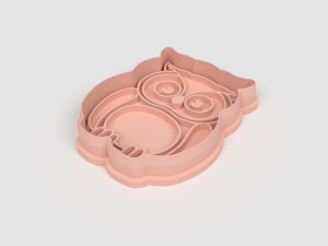 STL Animal Owls Shape Cutter set - 9 Sizes Perfect Biscuits Jewelry Making and Crafts Unique 3D 打印模型