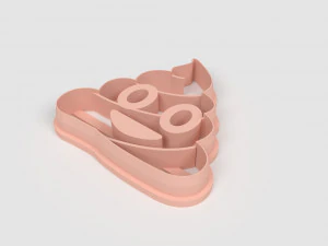 STL Emoji Poop Shape Cutter set - 9 Sizes Perfect Biscuits Jewelry Making and Crafts Unique 3D Print Model