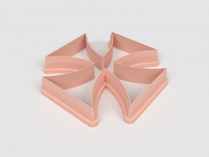 STL Templars Cross Shape Cutter set - 9 Sizes Perfect Biscuits Jewelry Making and Crafts Unique 3D-Druckmodell