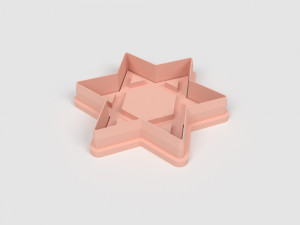 STL Star of David Shape Cutter set - 9 Sizes Perfect Biscuits Jewelry Making and Crafts Unique 3D-Druckmodell
