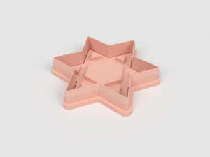 STL Davut Yıldızı Şekil Kesici set - 9 Boyut M&uuml;kemmel Bisk&uuml;vi Takı Yapımı ve El Sanatları Benzersiz 3D Baskı Modeli
