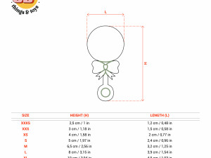 STL Baby Toy Rattle Shape Cutter set - 9 Sizes Perfect Biscuits Jewelry Making and Crafts Unique 3D-printmodel