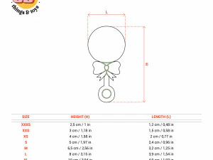 STL Baby Toy Rattle Shape Cutter set - 9 Sizes Perfect Biscuits Jewelry Making and Crafts Unique 3D Print Model
