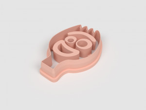 STL Fork with Face Shape Cutter set - 9 Sizes Perfect Biscuits Jewelry Making and Crafts Unique 3D Print Model