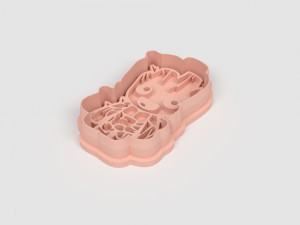 STL Baby Groot Shape Cutter set - 9 Sizes Perfect Biscuits Jewelry Making and Crafts Unique 3D-printmodel