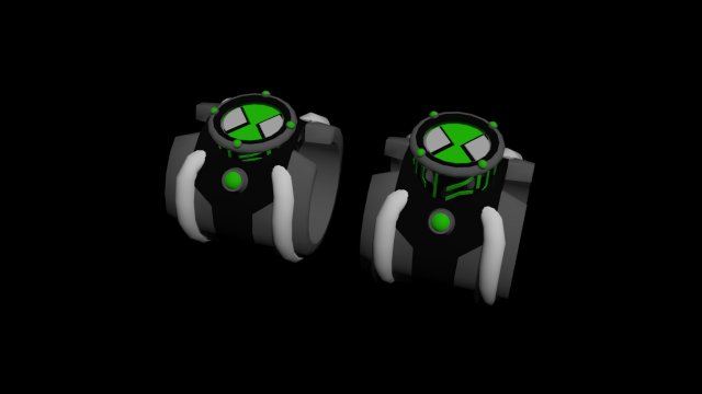OMNITRIX BEN 10 ORIGINAL Modello 3D .c4d .max .obj .3ds .fbx .stl .blend 