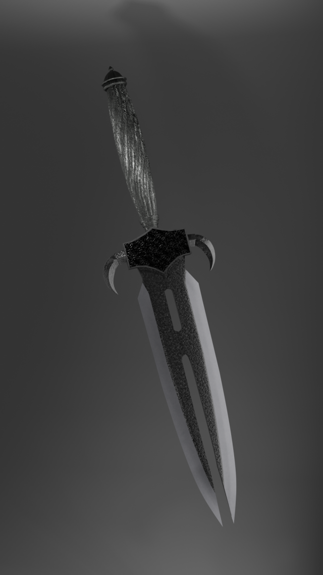 Dagger 3Dモデル .c4d .max .obj .3ds .fbx .stl .blend 