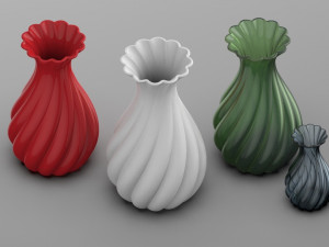 Flower Vase 3D 打印模型