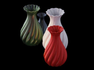 Blumenvase 3D Druckmodell