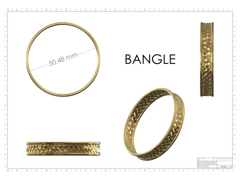 Bracelet 3D Print Model
