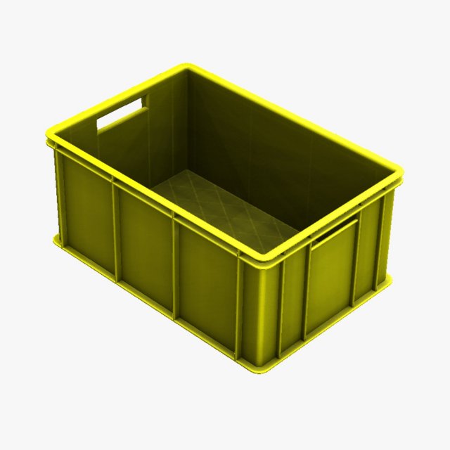 Plastic Box 3D Принт Модель .c4d .max .obj .3ds .fbx .stl .blend