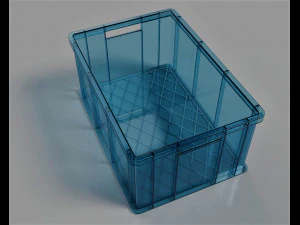 Plastic Box 3D Print Model