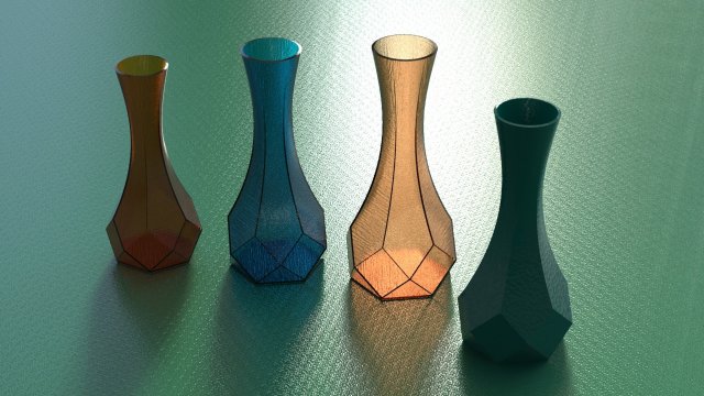 Decoration Vase 3D 打印模型 .c4d .max .obj .3ds .fbx .stl .blend 