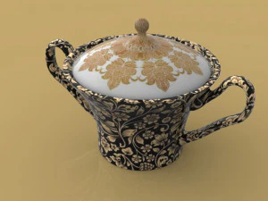 Sugar Bowl 3D Print Model