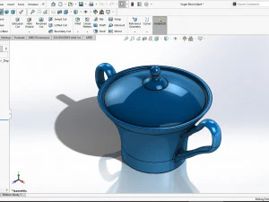 Sugar Bowl 3D Print Model