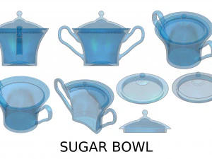 Sugar Bowl 3D Print Model