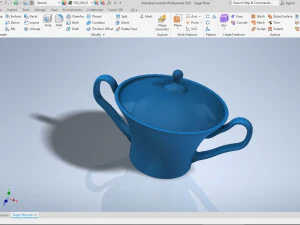 Sugar Bowl 3D Print Model