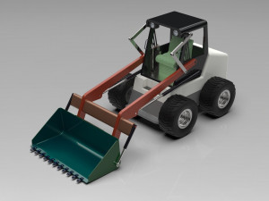 Front Loader 3D Print Model