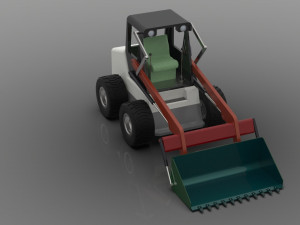 Front Loader Modello di stampa 3D