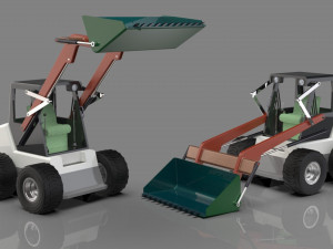Front Loader Modello di stampa 3D