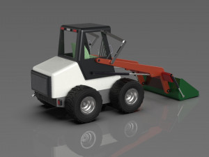 Front Loader Modello di stampa 3D