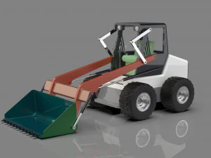 Front Loader 3D Print Model
