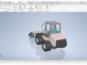 Front Loader Modello di stampa 3D