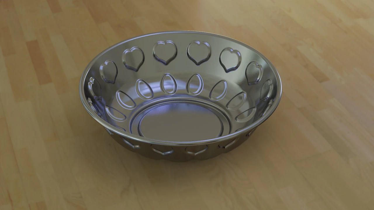 Bowl 3D Print Model .c4d .max .obj .3ds .fbx .stl .blend 