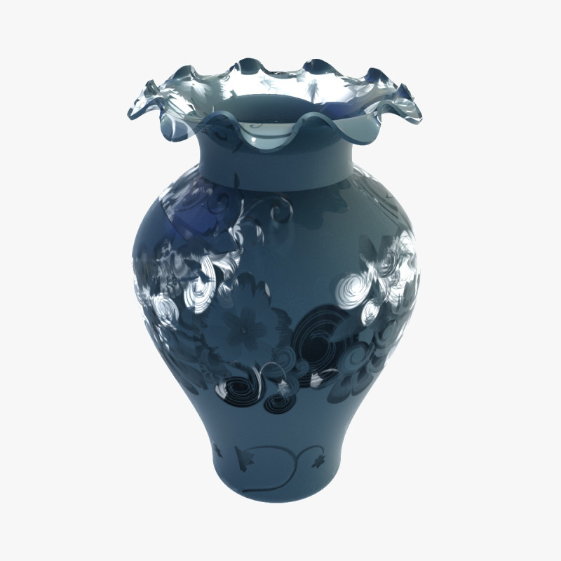 Decoration Vase 3D Print Model .c4d .max .obj .3ds .fbx .stl .blend 