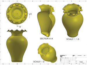 Decoration Vase 3D Print Model