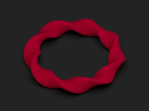 ブレスレット 3Dプリントモデル