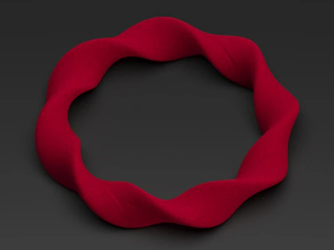 ブレスレット 3Dプリントモデル