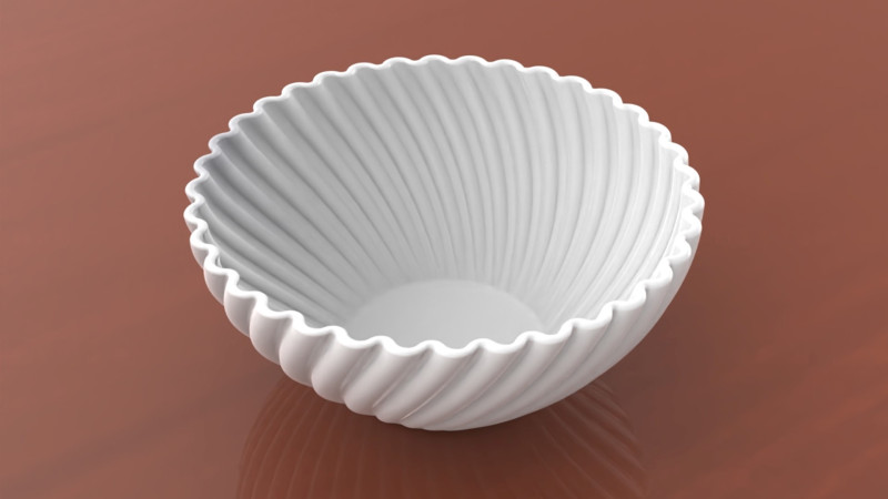 Bowl 3D 打印模型 .c4d .max .obj .3ds .fbx .stl .blend 