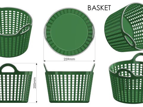 Basket 3D Print Model