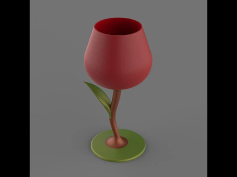 Drinking Glass 3D Print Model