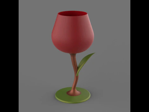 Drinking Glass 3D Print Model