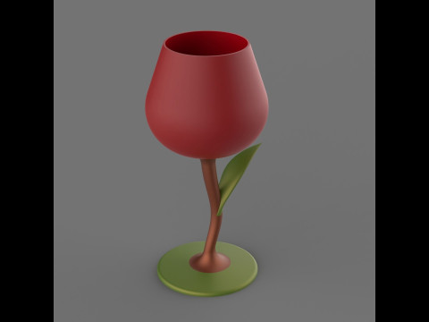 Drinking Glass 3D-Druckmodell