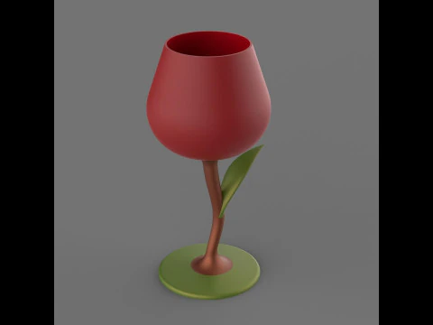 Drinking Glass 3D Print Model