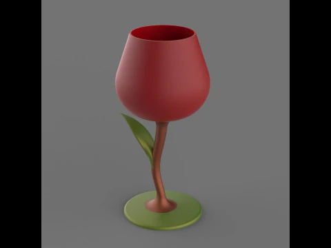 Drinking Glass 3D Print Model