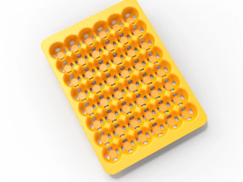 Egg Tray 3D Print Model