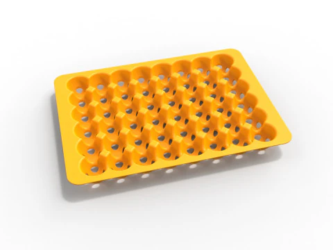 Egg Tray 3D Print Model