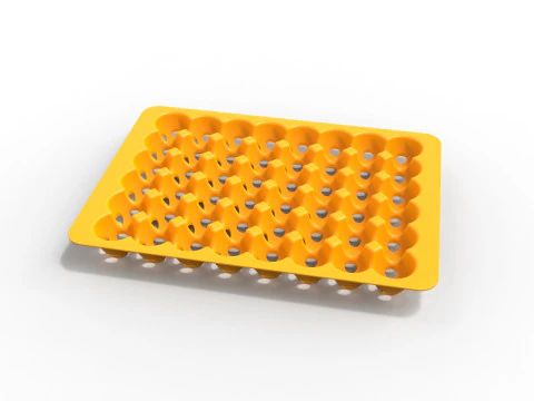 Egg Tray 3D Print Model