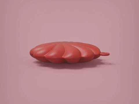 Flower Pendant 3D Print Model