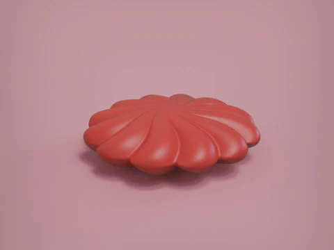 Flower Pendant 3D Print Model