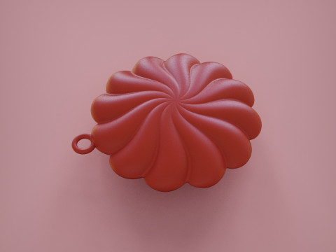 Flower Pendant 3D Принт Модель