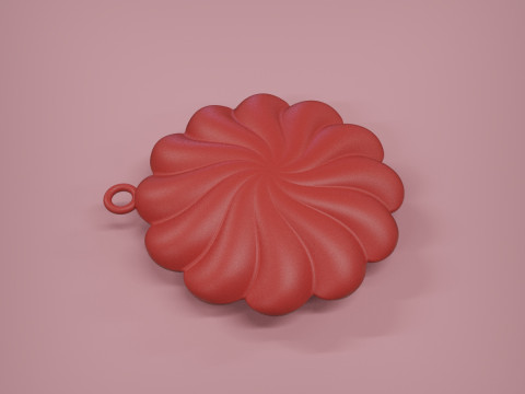 Flower Pendant 3D Принт Модель