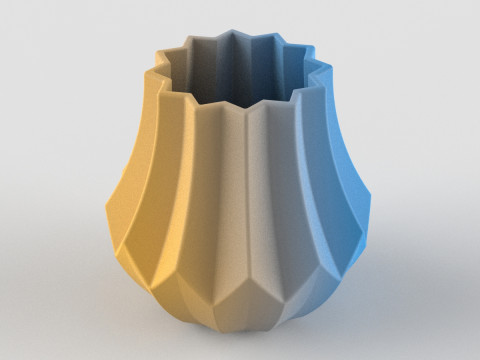 Flower Vase 3D Print Model