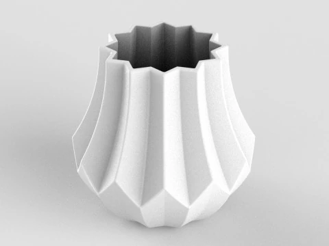 Flower Vase 3D Print Model